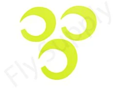 Wiggle Tails Jumbo Wide 3pc Original Pacchiarini's -Aanbevolen Winkels Voor Visuitrusting Wiggle Tails Jumbo Wide 3pc Original Pacchiarinis FSTYING WTJW X 14. fluo yellow