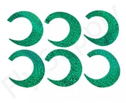 Wiggle Tails Medium 6pc Original Pacchiarini's -Aanbevolen Winkels Voor Visuitrusting Wiggle Tails Medium 6pc Original Pacchiarinis FSTYING WTM X holographic green