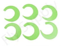 Wiggle Tails XL 6pc Original Pacchiarini's -Aanbevolen Winkels Voor Visuitrusting Wiggle Tails XL 6pc Original Pacchiarinis FSTYING WTXL X chartreuse