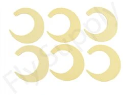 Wiggle Tails XL 6pc Original Pacchiarini's -Aanbevolen Winkels Voor Visuitrusting Wiggle Tails XL 6pc Original Pacchiarinis FSTYING WTXL X cream