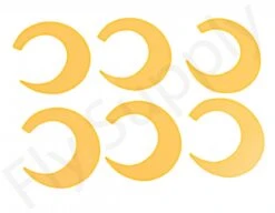 Wiggle Tails XL 6pc Original Pacchiarini's -Aanbevolen Winkels Voor Visuitrusting Wiggle Tails XL 6pc Original Pacchiarinis FSTYING WTXL X fluo orange