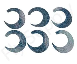 Wiggle Tails XXL 6pc Original Pacchiarini's -Aanbevolen Winkels Voor Visuitrusting Wiggle Tails XXL 6pc Original Pacchiarinis FSTYING WTXXL X holographic black