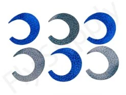 Wiggle Tails XXL 6pc Original Pacchiarini's -Aanbevolen Winkels Voor Visuitrusting Wiggle Tails XXL 6pc Original Pacchiarinis FSTYING WTXXL X holographic black blue