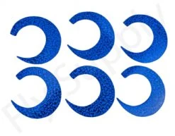 Wiggle Tails XXL 6pc Original Pacchiarini's -Aanbevolen Winkels Voor Visuitrusting Wiggle Tails XXL 6pc Original Pacchiarinis FSTYING WTXXL X holographic blue