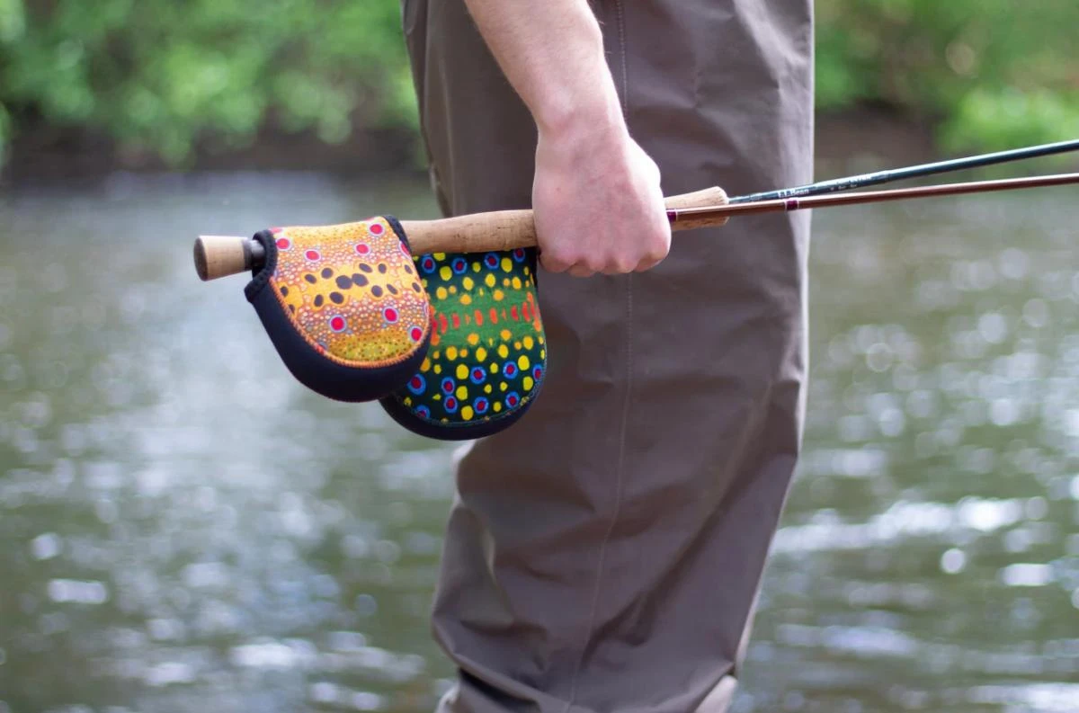 Wingo Outdoors Reel Case Brown Trout Small 6 Wingo Outdoors Reel Case Brown Trout Small - Afbeelding 4