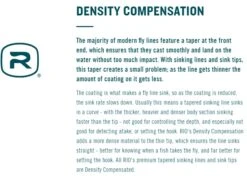 RIO InTouch Deep 6 Full Sinking Fly Line -Aanbevolen Winkels Voor Visuitrusting aa20density20compensation20logo20rio 5