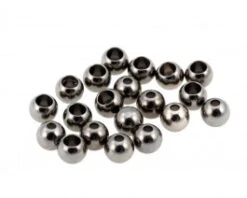 Black Nickel Beads 25pc