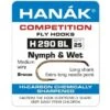 Hanak Nymph & Wet H 290 BL Hooks 25 Pc -Aanbevolen Winkels Voor Visuitrusting hanak h 290 bl