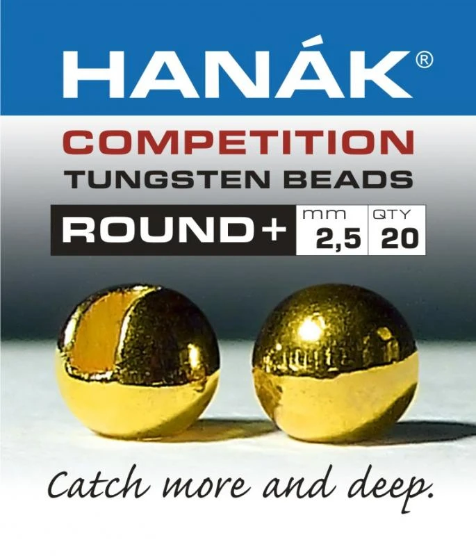 Hanak Tungsten Gold Slotted Jig Beads 20pc 3 Hanak Tungsten Gold Slotted Jig Beads 20pc
