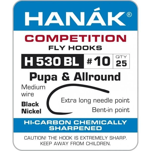 Hanak Pupa & Allround H 530 BL Hooks 25 Pc 3 Hanak Pupa & Allround H 530 BL Hooks 25 Pc