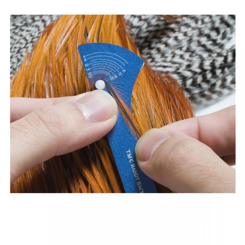 Tiemco Handy Hackle Gauge 3 Tiemco Handy Hackle Gauge