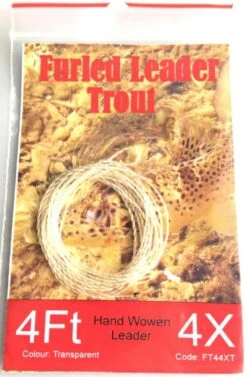 Hends Furled Leader Trout Clear -Aanbevolen Winkels Voor Visuitrusting hends furled leader trout transparent2