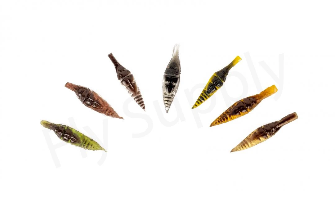 Realistic Nymph Backs 16mm 10pc 3 Realistic Nymph Backs 16mm 10pc