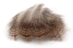 Selected Partridge Hackle Natural Brown & Grey Mix