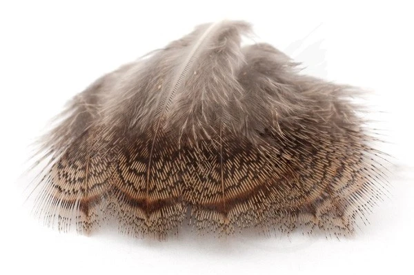 Selected Partridge Hackle Natural Brown & Grey Mix 3 Selected Partridge Hackle Natural Brown & Grey Mix