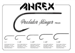 Ahrex PR320 Predator Stinger Hooks -Aanbevolen Winkels Voor Visuitrusting pr320