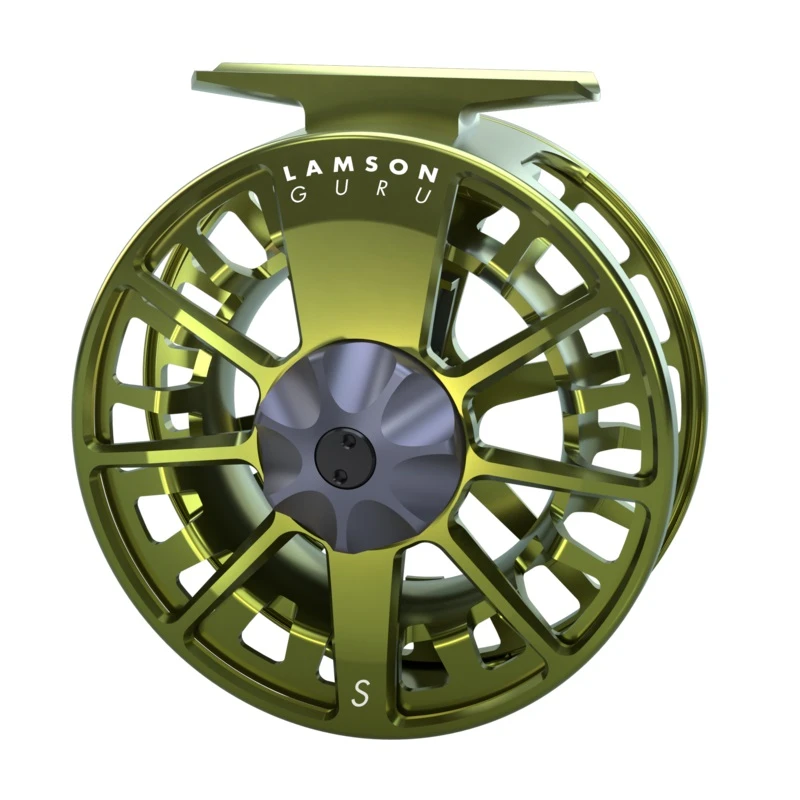 Waterworks Lamson Guru Olive Green Fly Reel 4 Waterworks Lamson Guru Olive Green Fly Reel - Afbeelding 2