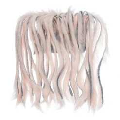 Rabbit Half Skin Zonker 4mm -Aanbevolen Winkels Voor Visuitrusting rabbit20skin20flesh20pink