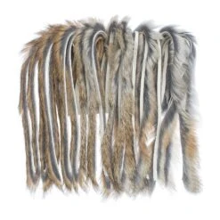 Rabbit Half Skin Zonker 4mm -Aanbevolen Winkels Voor Visuitrusting rabbit20skin20natural20brown