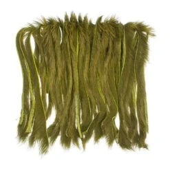 Rabbit Half Skin Zonker 4mm -Aanbevolen Winkels Voor Visuitrusting rabbit20skin20olive