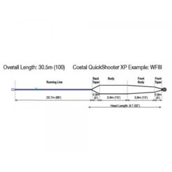 RIO Coastal QuickShooter XP WF8 Fly Line 12 RIO Coastal QuickShooter XP WF8 Fly Line -Aanbevolen Winkels Voor Visuitrusting rio coastal quickshooter xp intermediate profil