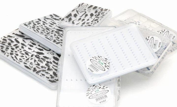 Vision Slim Magnum 12 Row Fish Camo Fly Box 6 Vision Slim Magnum 12 Row Fish Camo Fly Box - Afbeelding 4