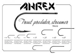 Ahrex TP610 Trout Predator Streamer Hooks -Aanbevolen Winkels Voor Visuitrusting tp610