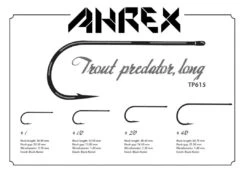 Ahrex TP615 Trout Predator Long Hooks -Aanbevolen Winkels Voor Visuitrusting tp615